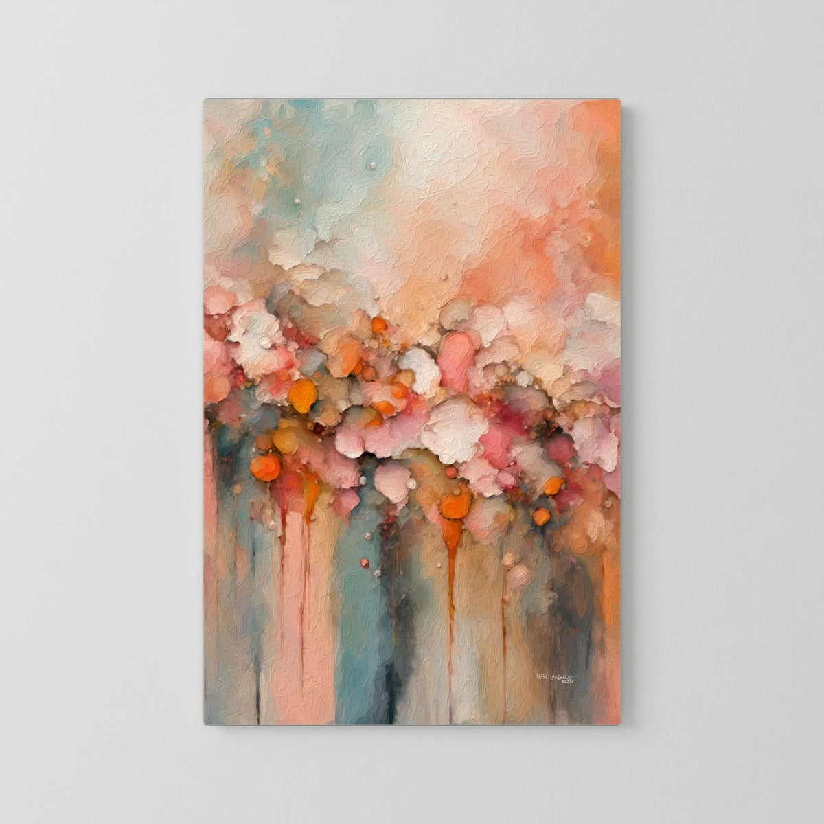 Heavenly Gathering, 1 Thessalonians 4:14 canvas print gallery-wrapped canvas with no frame