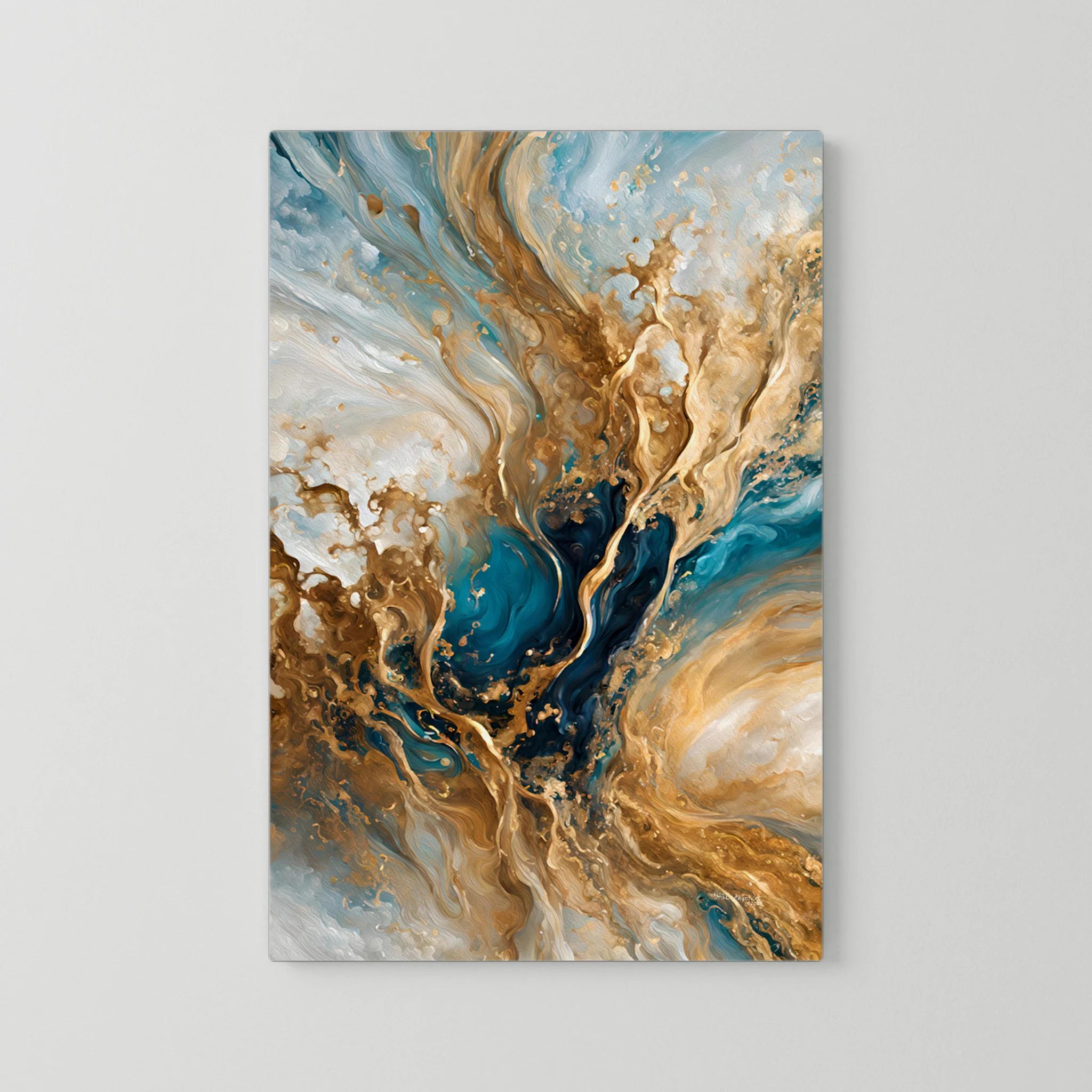 Celestial Vision, Matthew 3:16 canvas print gallery-wrapped canvas with no frame