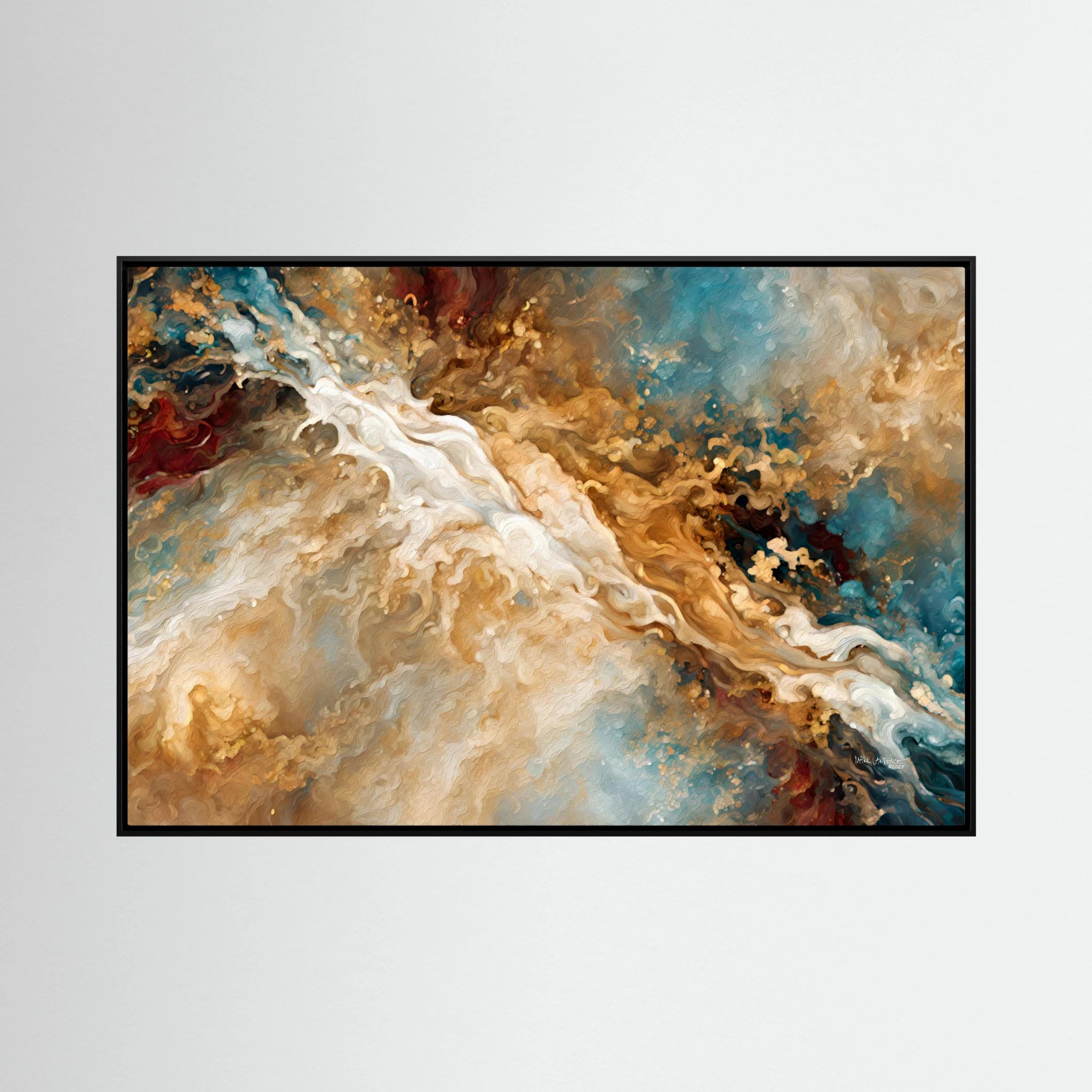 Heaven's Gate, Genesis 28:12: canvas print by Mark Lawrence, framed, on a white wall