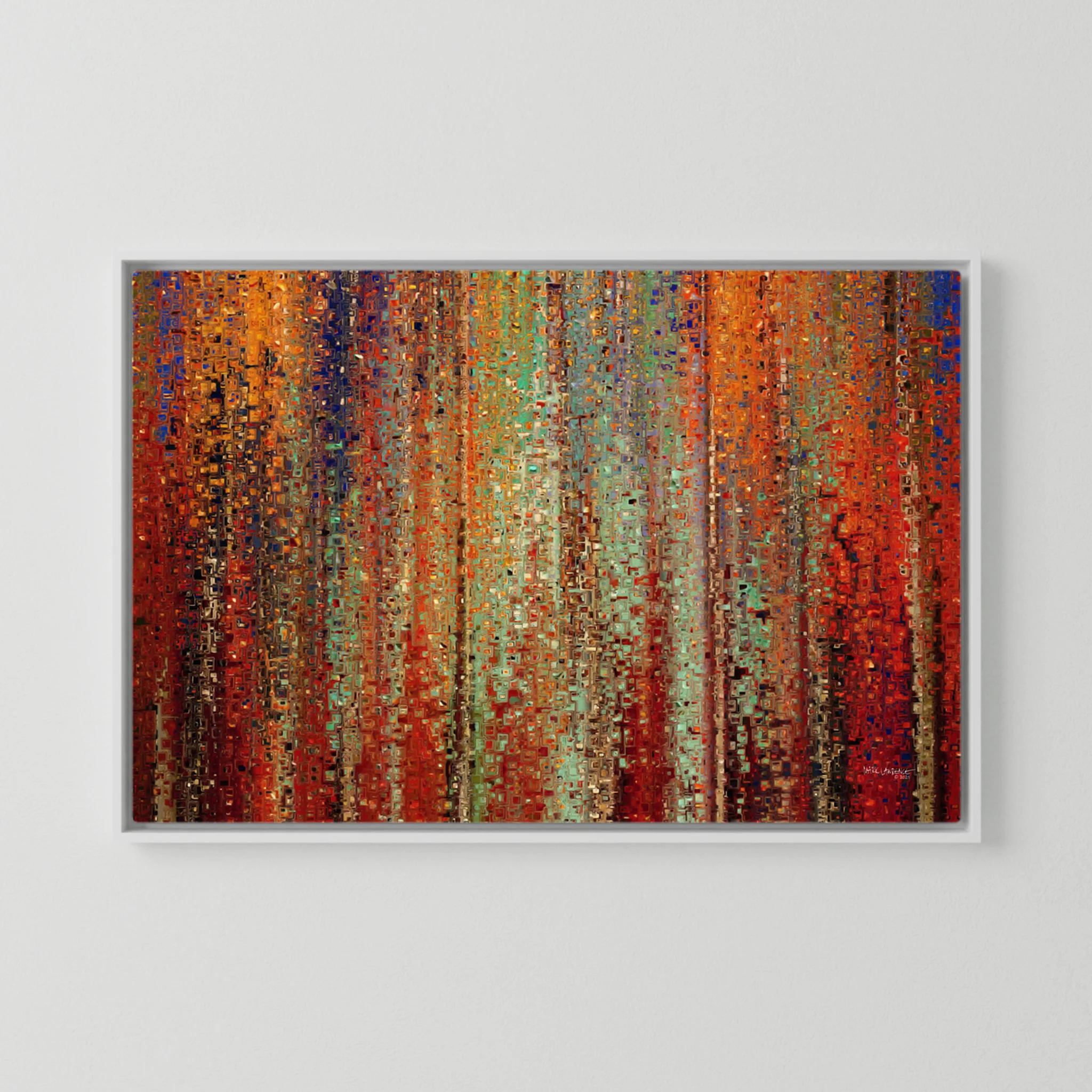 My Kingdom Is Not Of This World, John 18:36 canvas print in a white floater frame