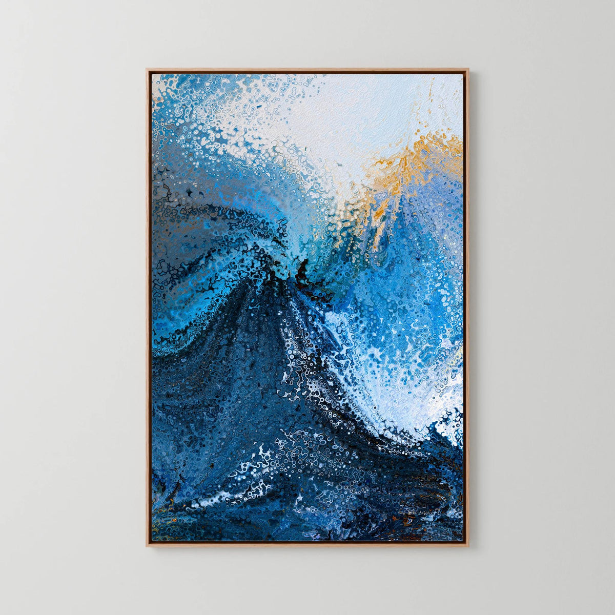 Hold Fast, Hebrews 10:23 canvas print in an oak floater frame