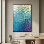 My Strength And Song, Isaiah 12:2 canvas print above a table in a dining room