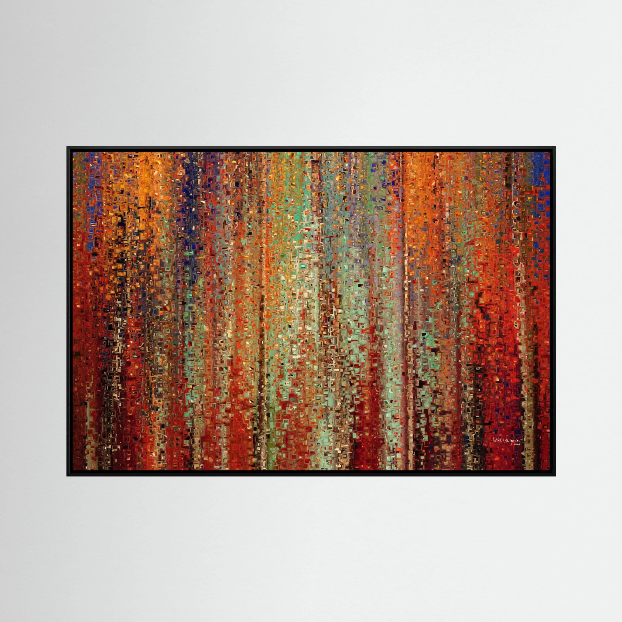 My Kingdom Is Not Of This World, John 18:36: canvas print by Mark Lawrence, framed, on a white wall
