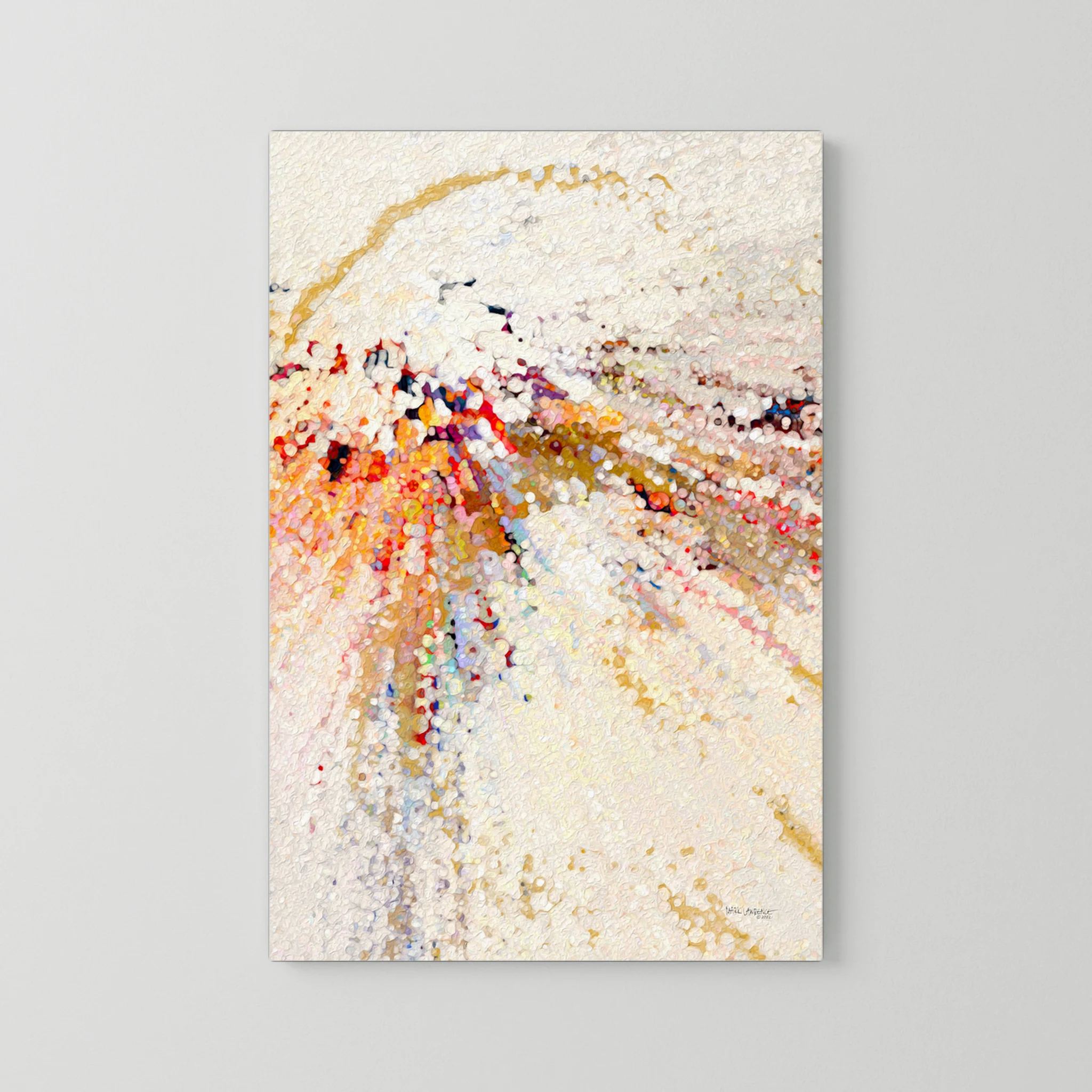Learn To Live In Joy, John 16:22 canvas print gallery-wrapped canvas with no frame