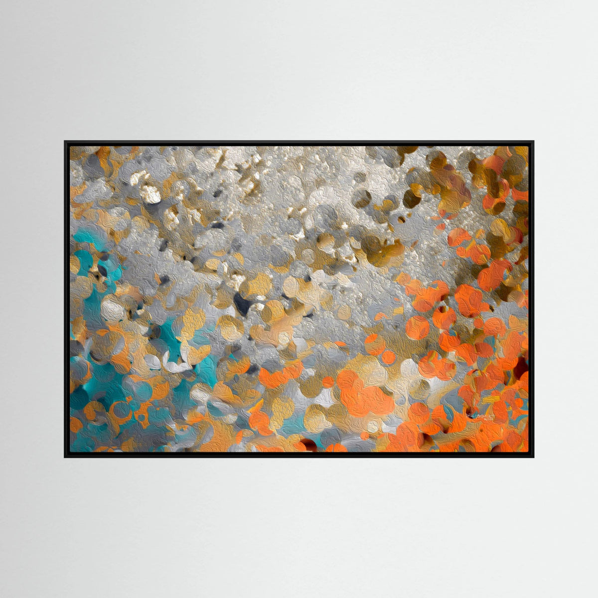 Discover Your Inner Gift, 1 Peter 4:10: canvas print by Mark Lawrence, framed, on a white wall