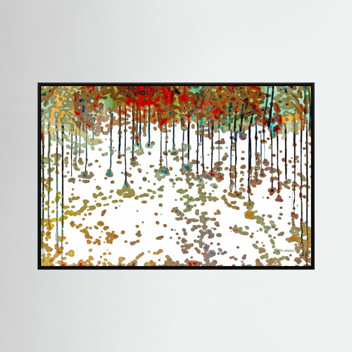 Bread From Heaven, Exodus 16:4: canvas print by Mark Lawrence, framed, on a white wall