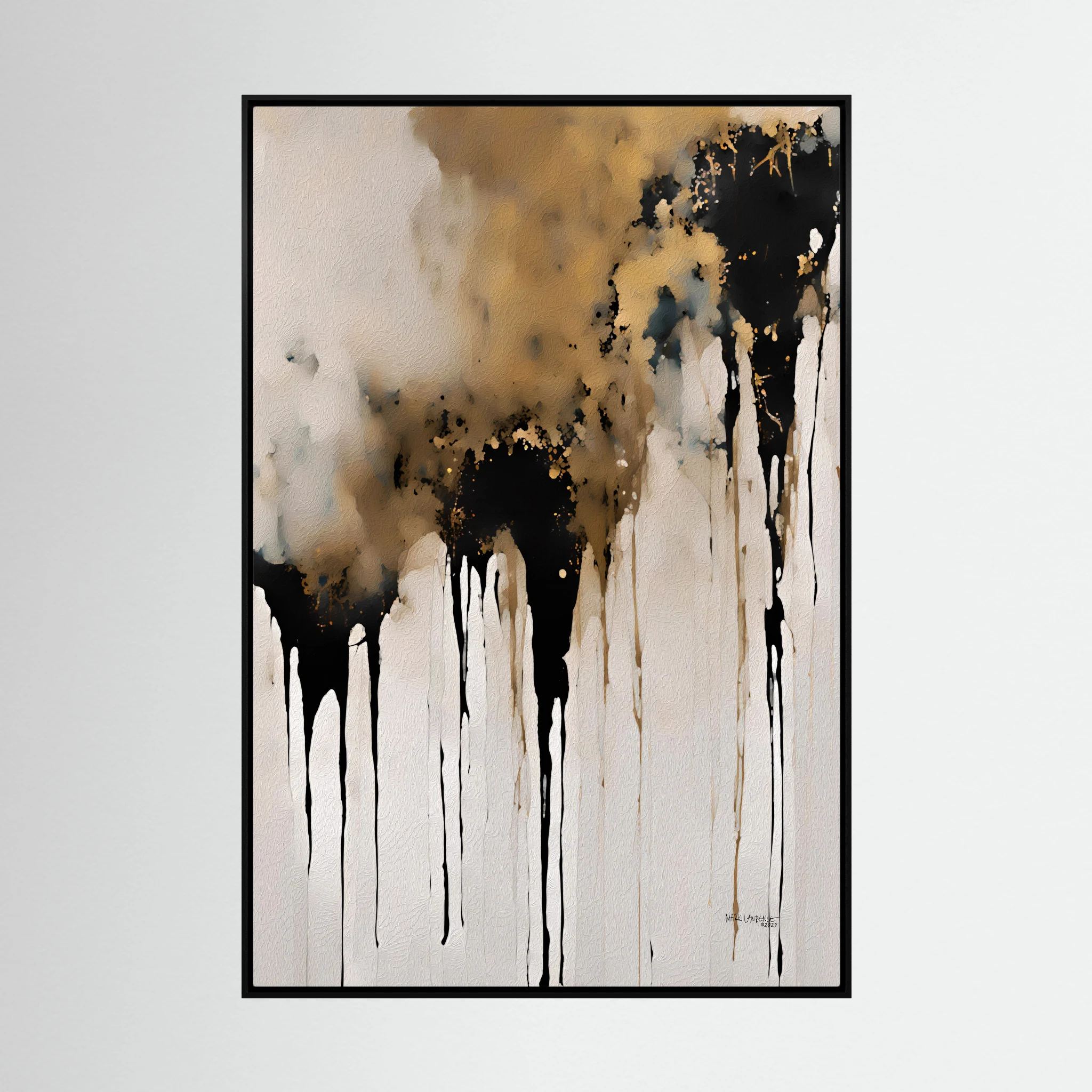 Crowned in Triumph, Revelation 3:21: canvas print by Mark Lawrence, framed, on a white wall