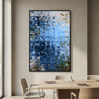 Window of Light, Matthew 6:22 canvas print above a table in a dining room