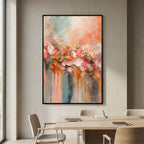 Heavenly Gathering, 1 Thessalonians 4:14 canvas print above a table in a dining room