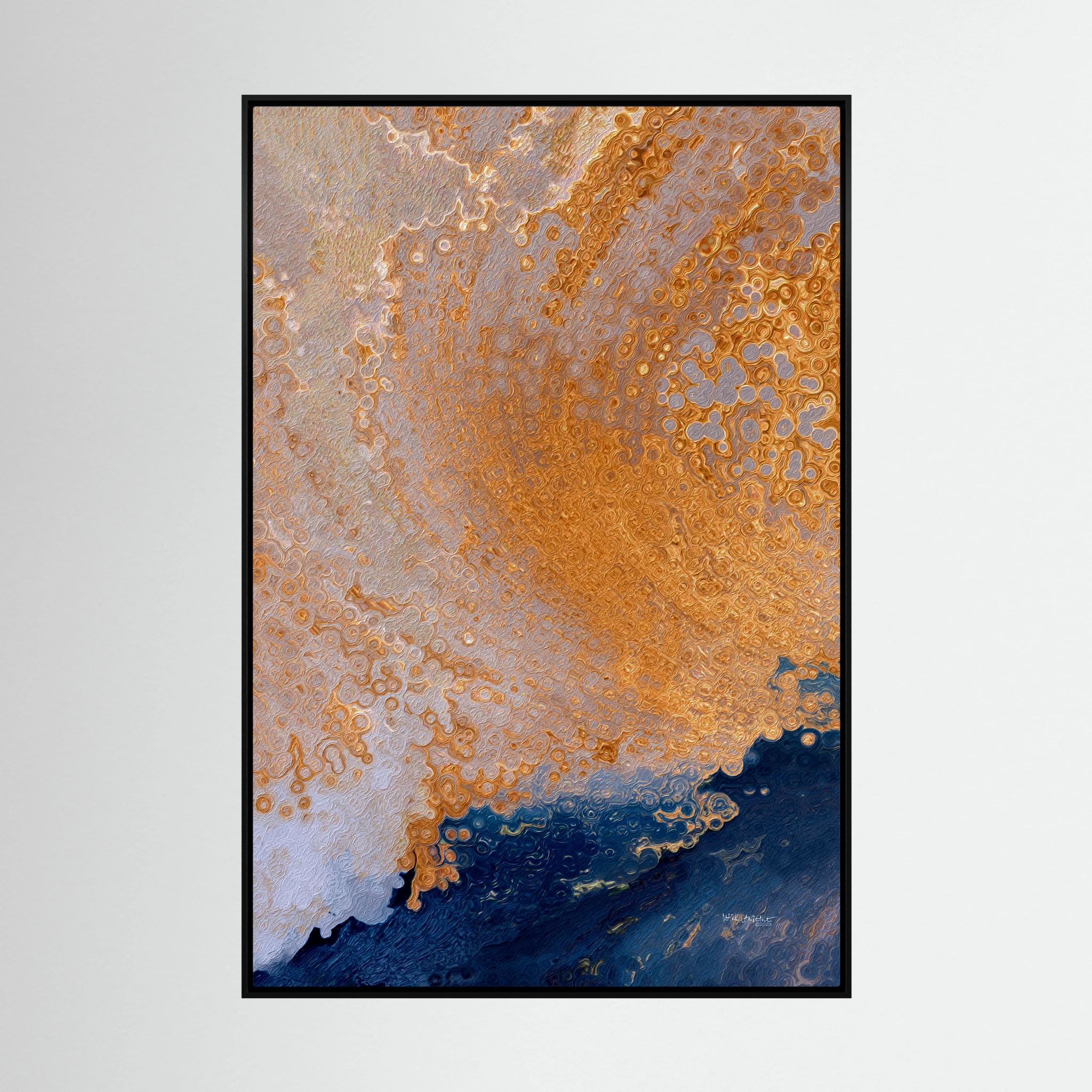 Joy in Believing, 1 Peter 1:8: canvas print by Mark Lawrence, framed, on a white wall