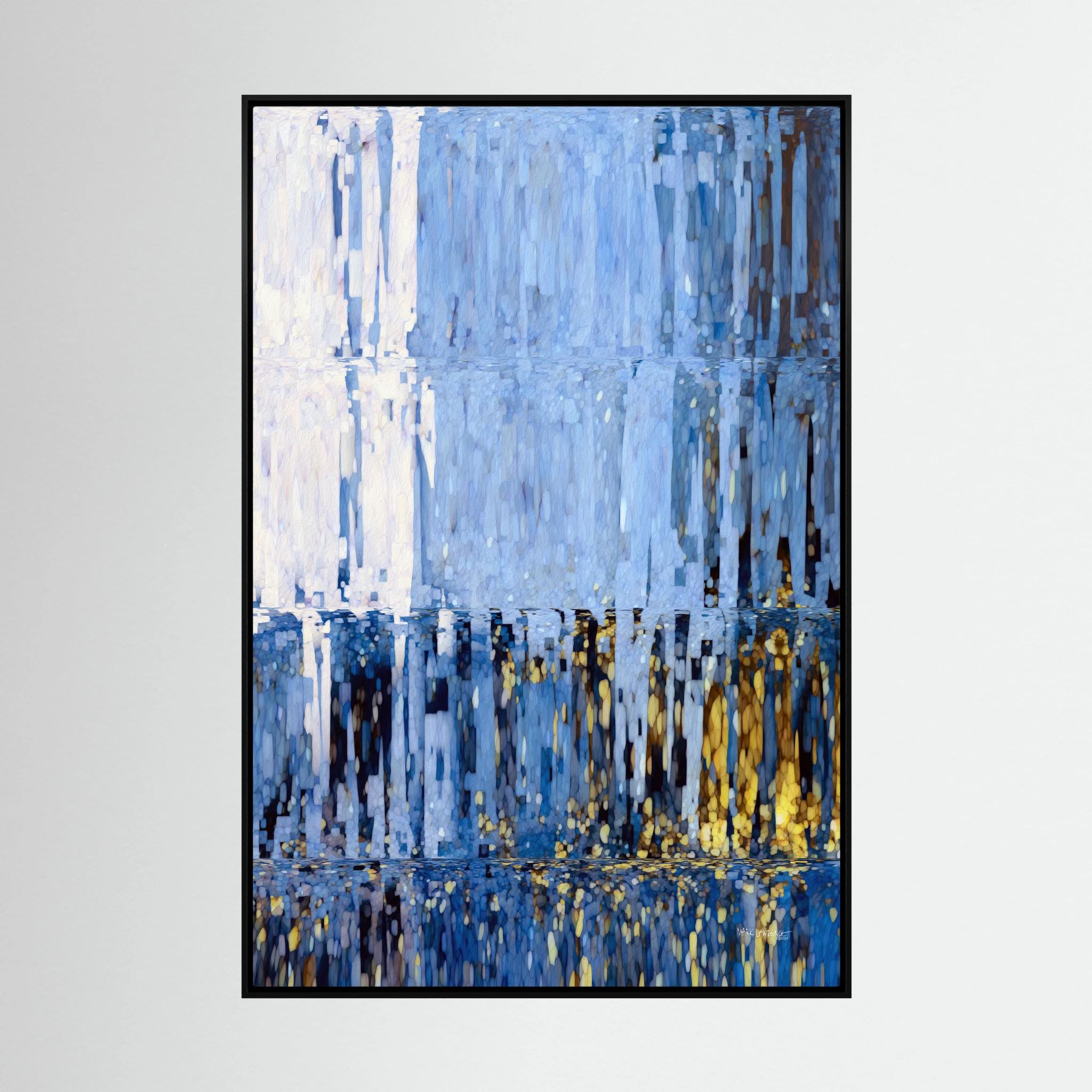 My Shepherd, Psalm 23:1: canvas print by Mark Lawrence, framed, on a white wall