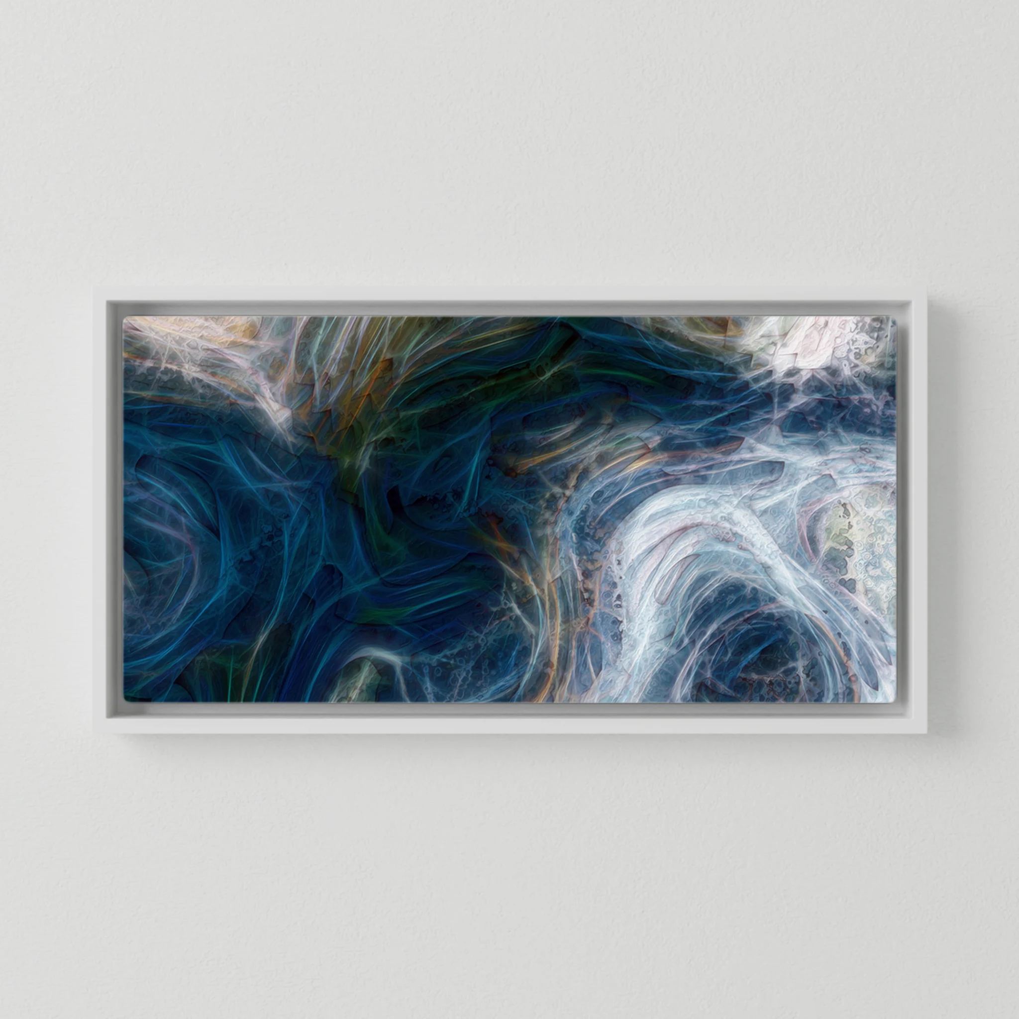 Children of God, 1 John 3:1 canvas print in a white floater frame