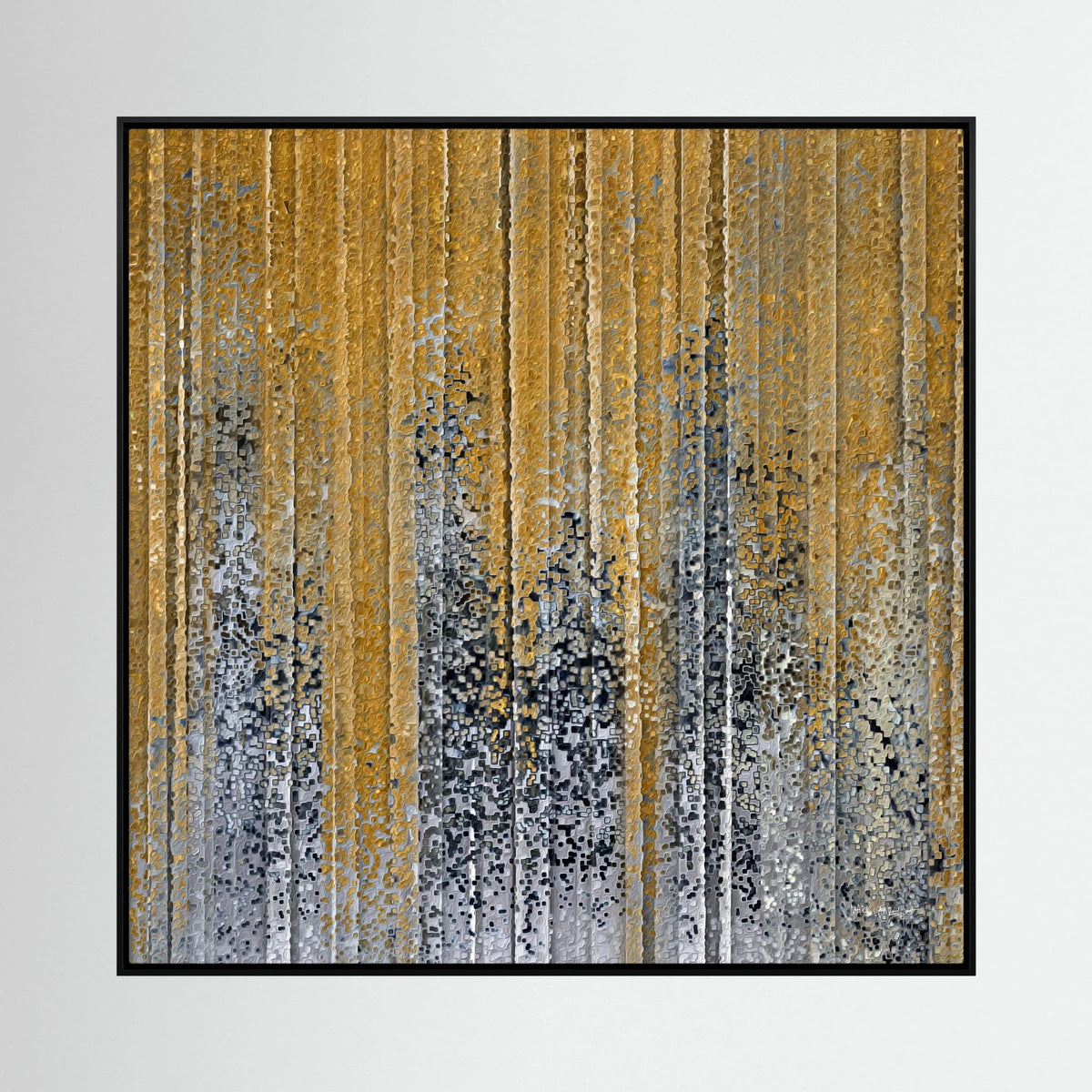 God Works In You, Philippians 2:13: canvas print by Mark Lawrence, framed, on a white wall