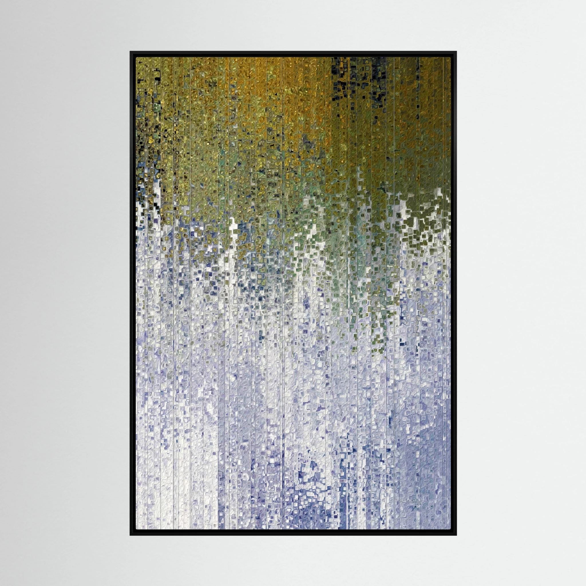 Abide In Me, John 15:5: canvas print by Mark Lawrence, framed, on a white wall