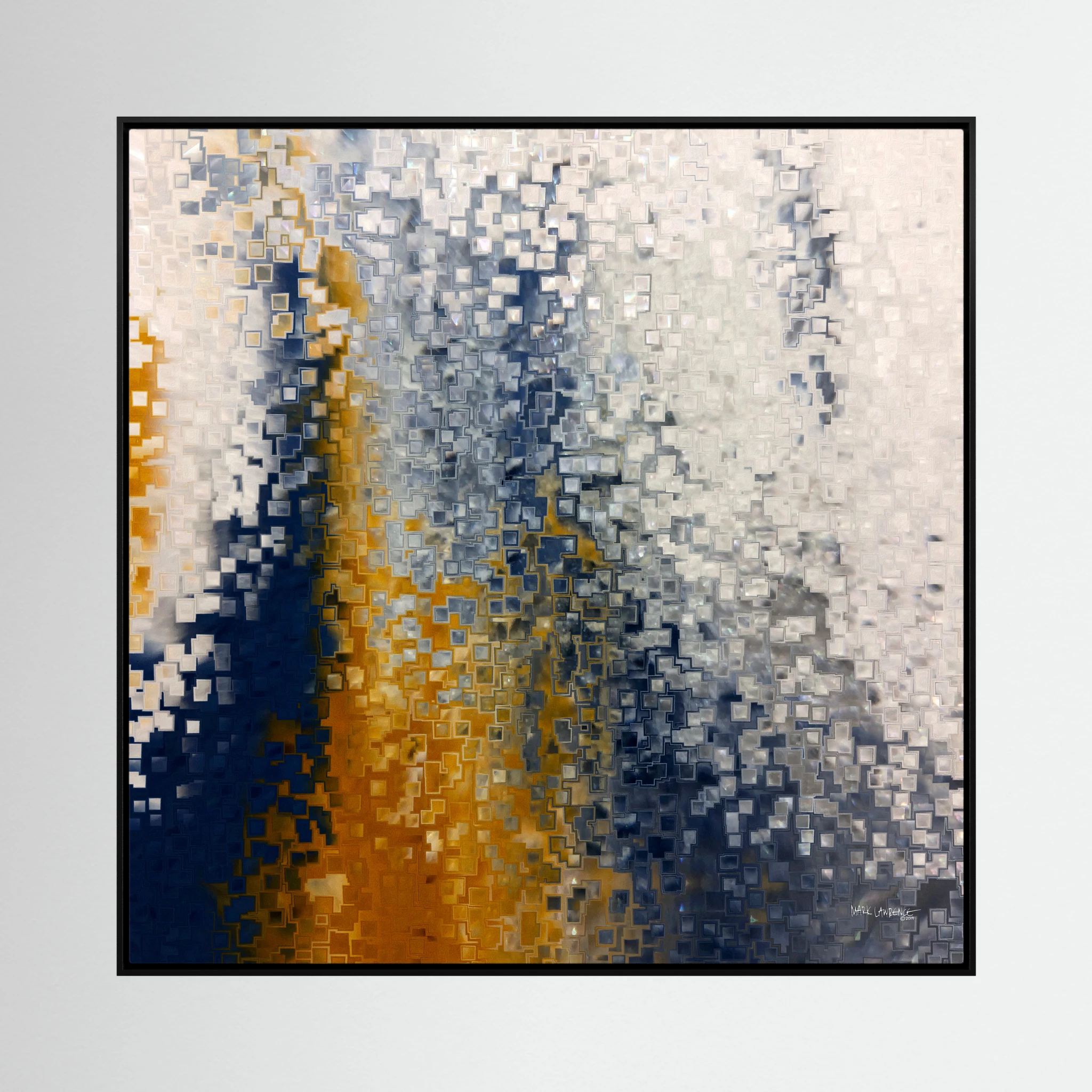 Pray without Ceasing, 1 Thessalonians 5:17: canvas print by Mark Lawrence, framed, on a white wall