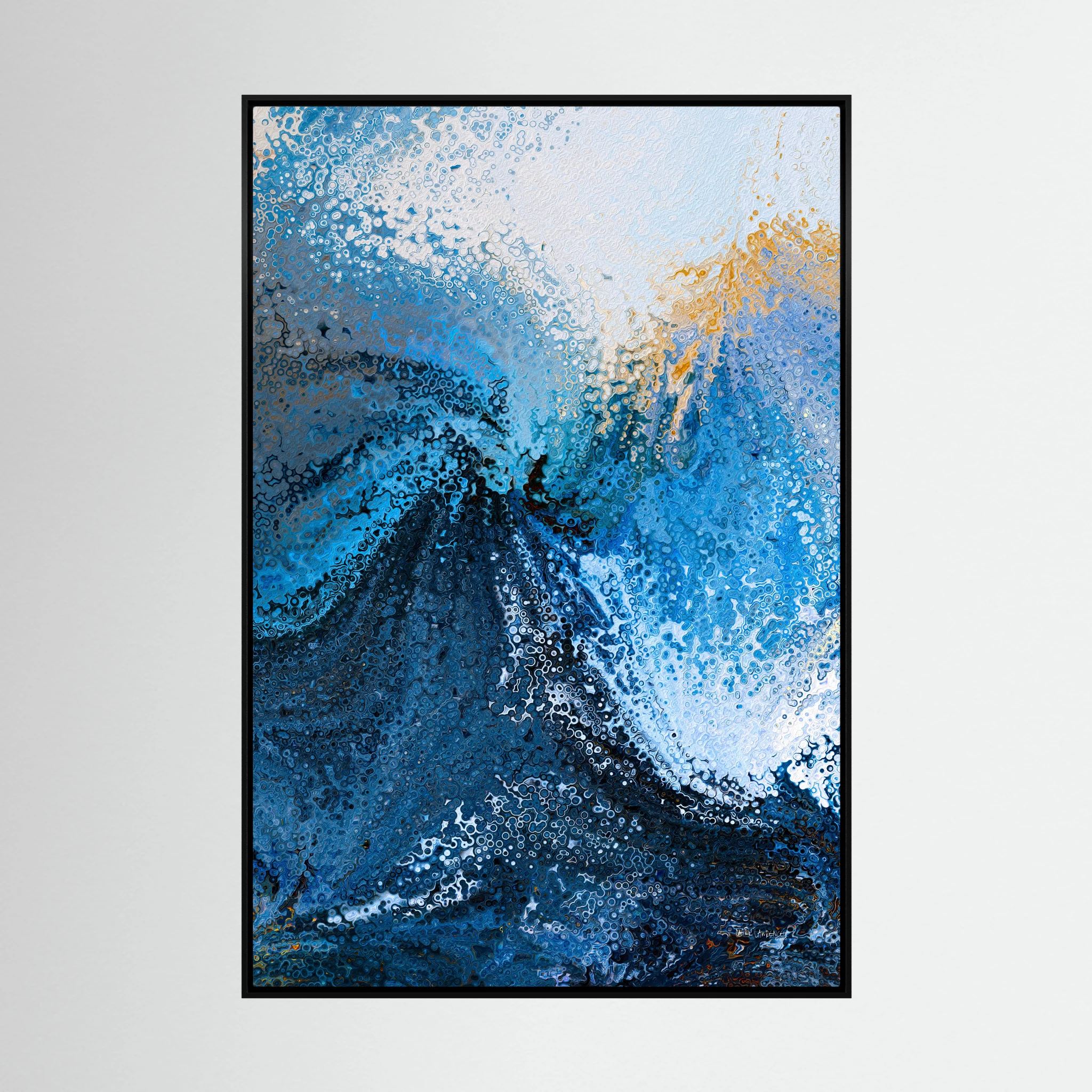 Hold Fast, Hebrews 10:23: canvas print by Mark Lawrence, framed, on a white wall