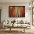 My Kingdom Is Not Of This World, John 18:36 canvas print above a white sofa in a bright living room