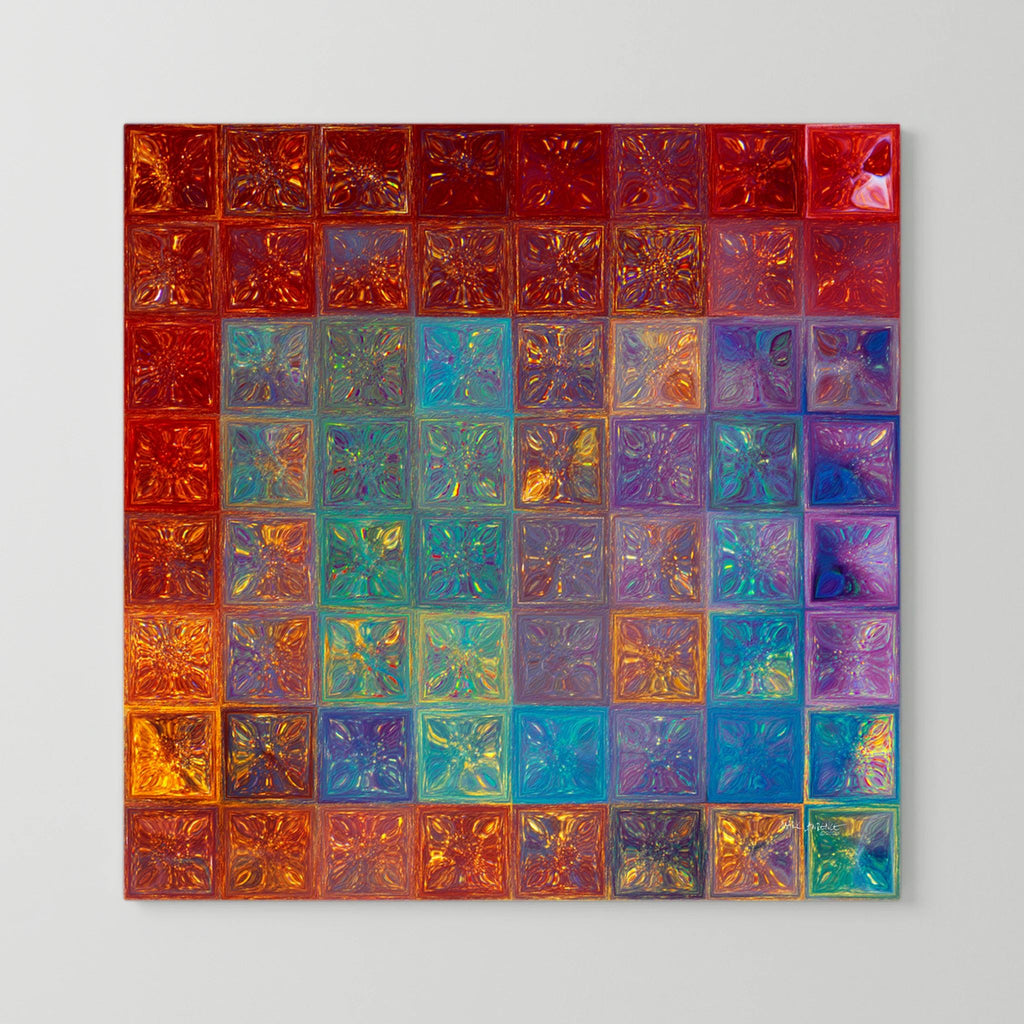 Surrounded By Love, Psalm 32:10 canvas print gallery-wrapped canvas with no frame