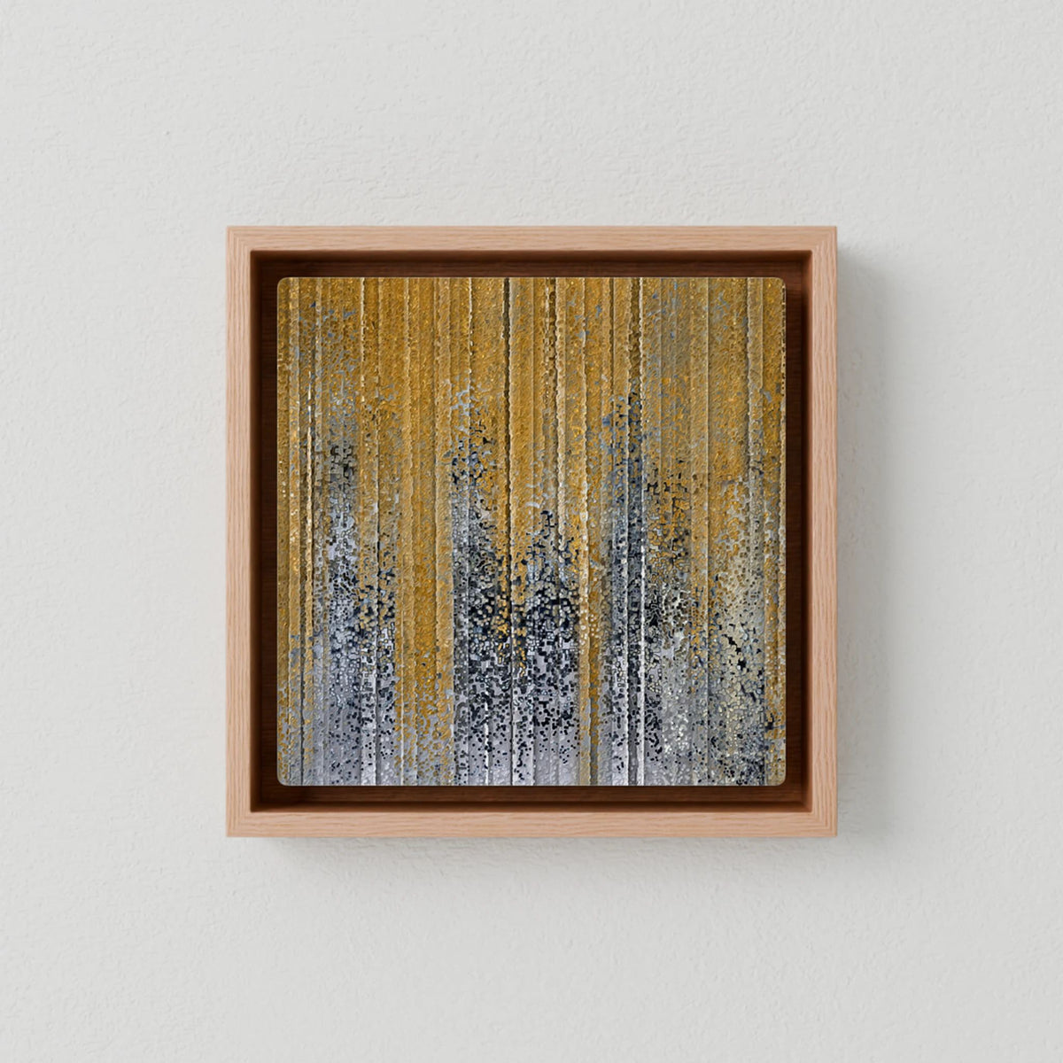 God Works In You, Philippians 2:13 canvas print in an oak floater frame