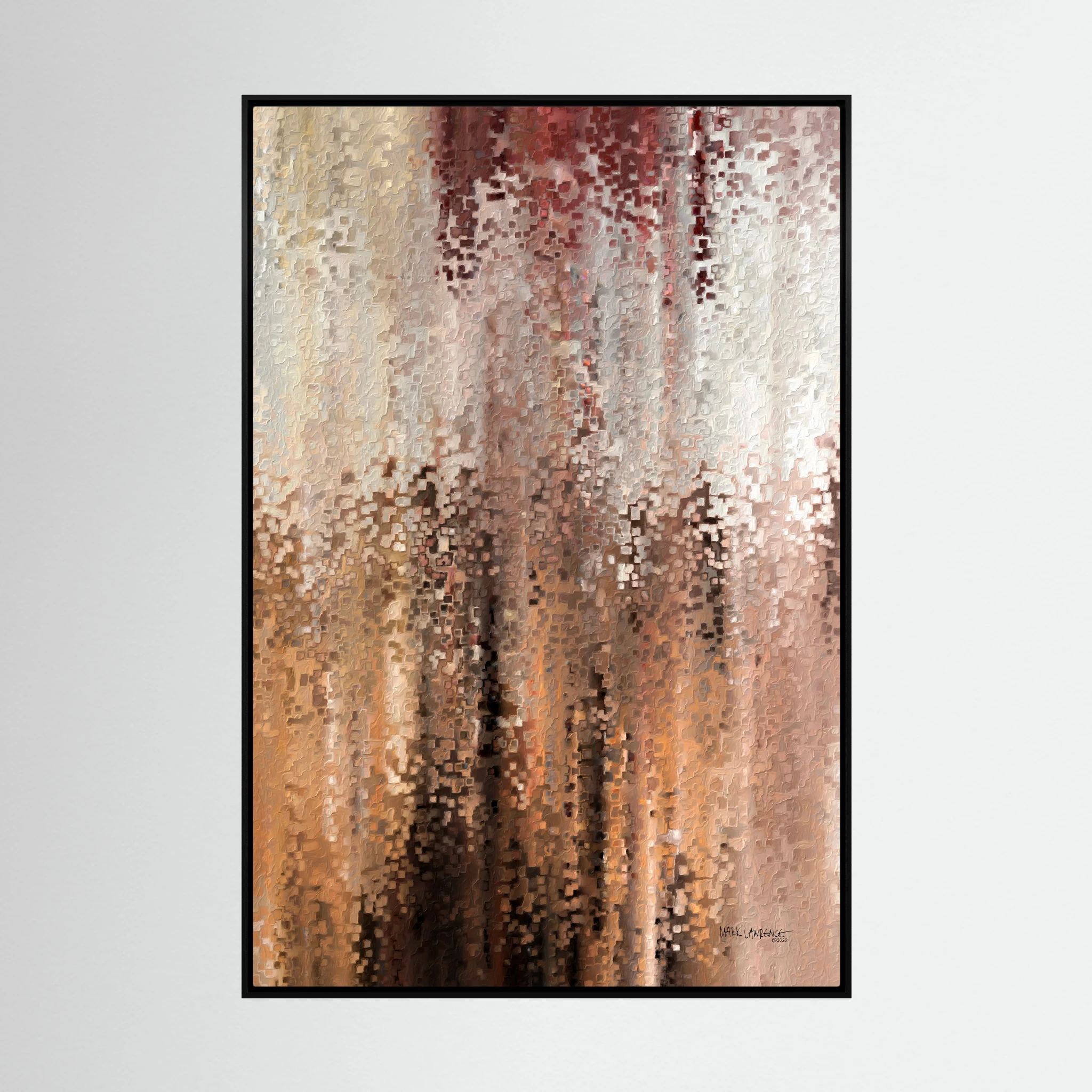 I Am With You, Isaiah 41:10: canvas print by Mark Lawrence, framed, on a white wall