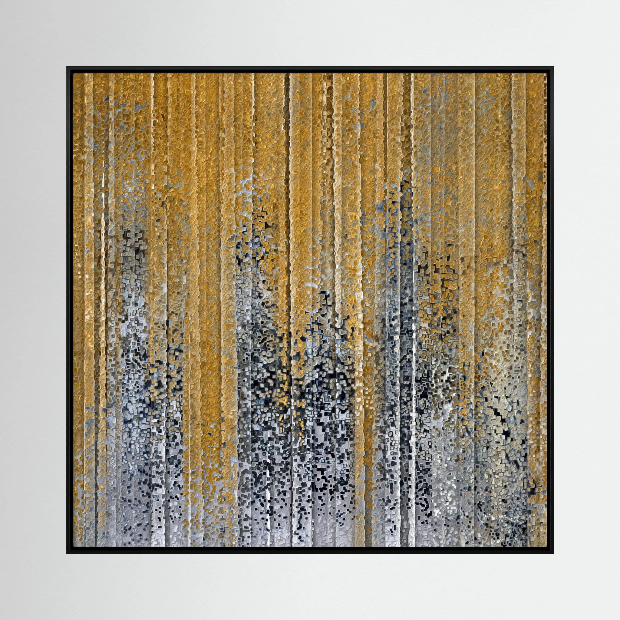 God Works In You, Philippians 2:13: canvas print by Mark Lawrence, framed, on a white wall
